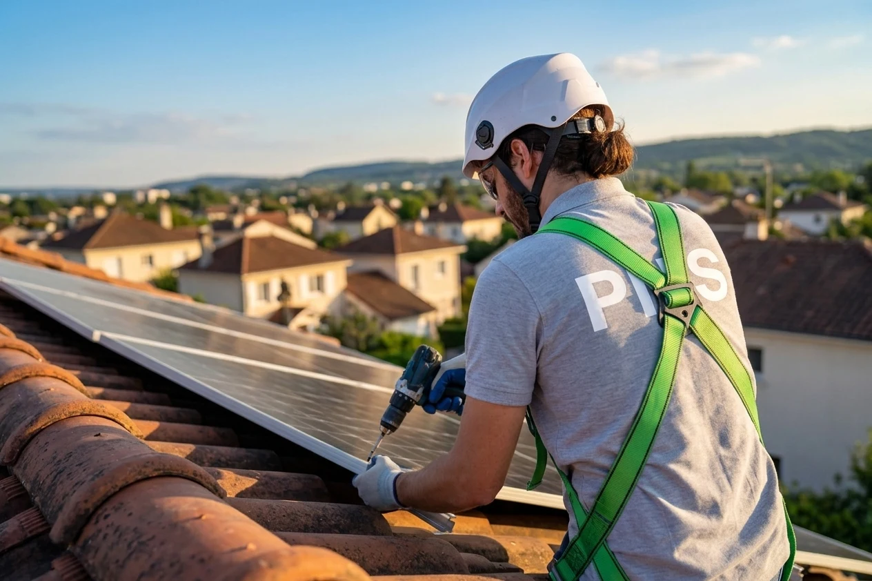 Installation de panneaux solaires en toiture à Le Vésinet