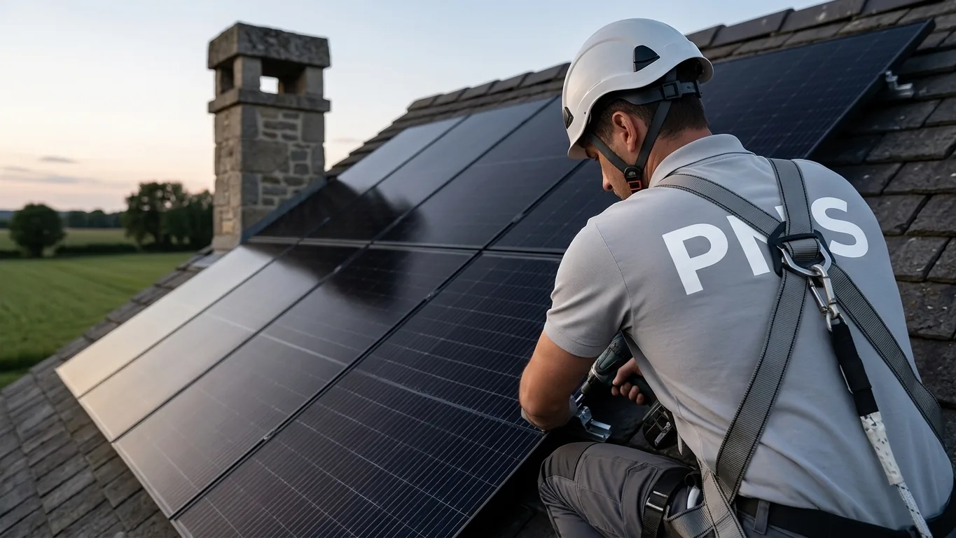 Panneaux solaires à Montigny-le-Bretonneux